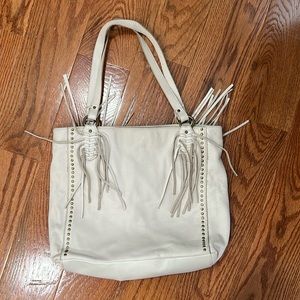 The Sak Leather BoHo Hobo Purse fringe